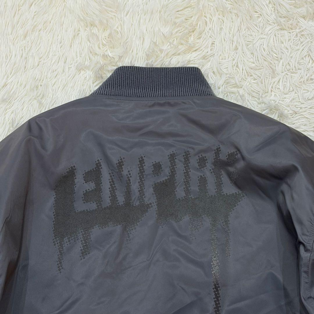 1843　EMPIRE エンパイア　MA-1フライトジャケット　L　グレー