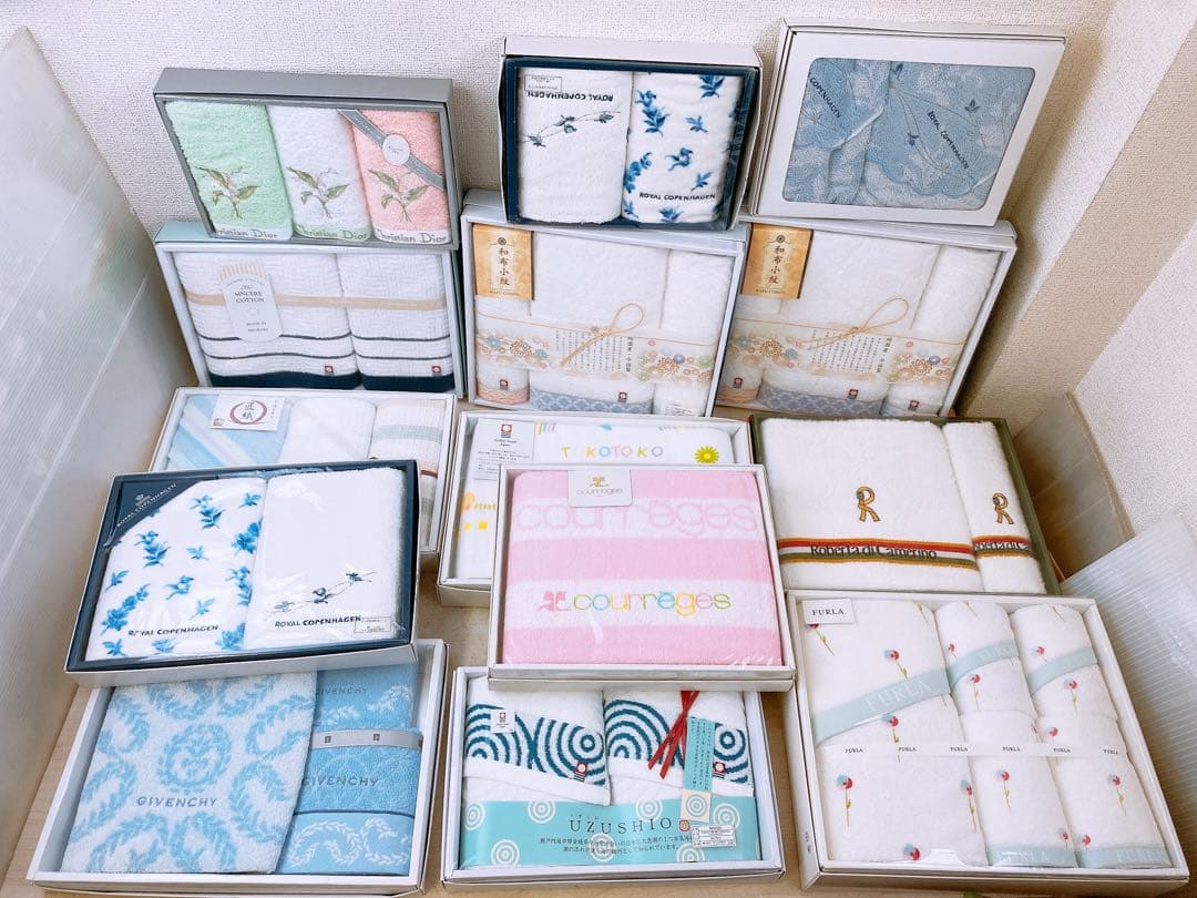 ぶ*☆様 今治タオル Dior ロイヤルコペンハーゲン他 ブランドタオルギフト1