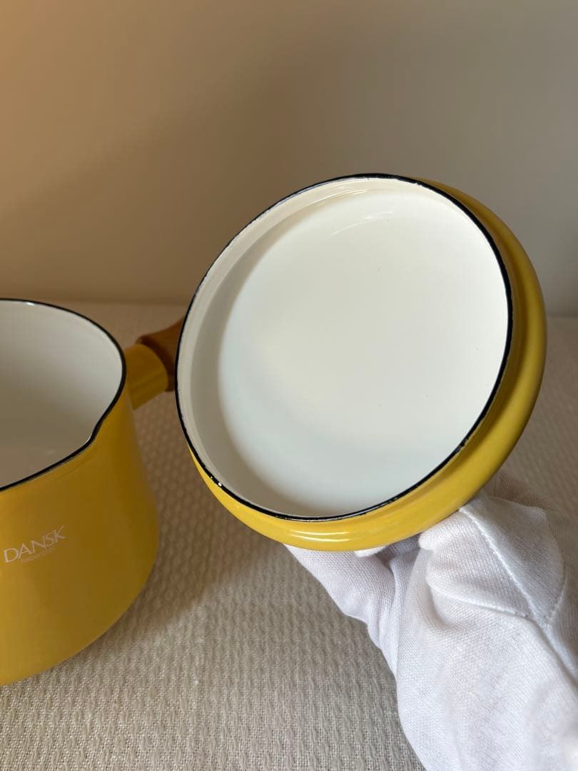【新品・レア廃番品】DANSK コベンスタイルミルクパン（ソースパン）イエロー