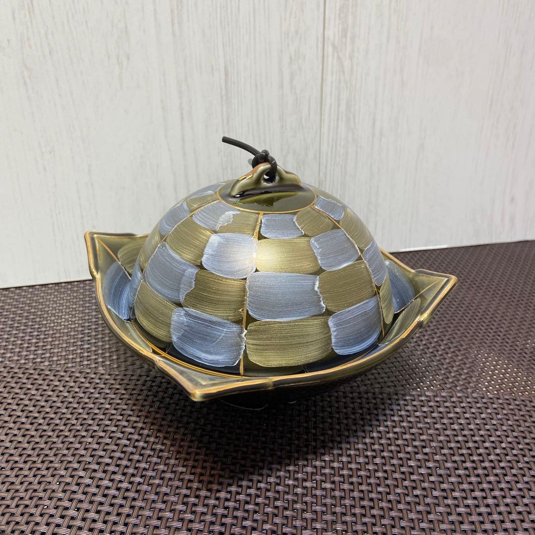 蓋付碗・鉢 懐石料理　菱型織部金銀市松3WAYヒートパック 10点セット