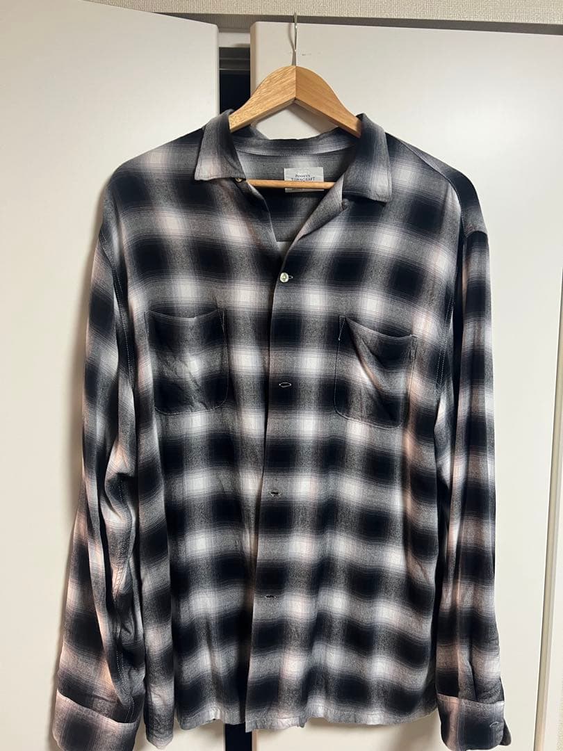 トップス TOWNCRAFT 60S OMBRE LOOP COLLAR SHIRT