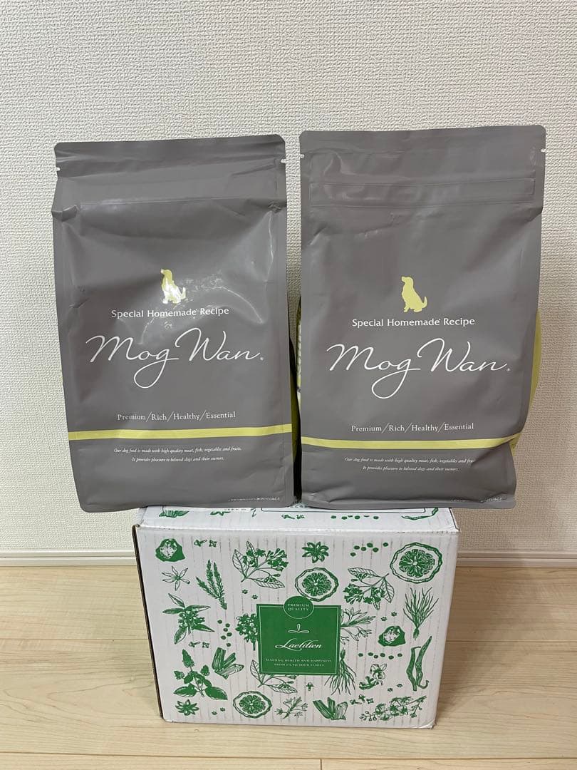 Mog Wan モグワン ドライドッグフード 1.8kg ✖️2袋