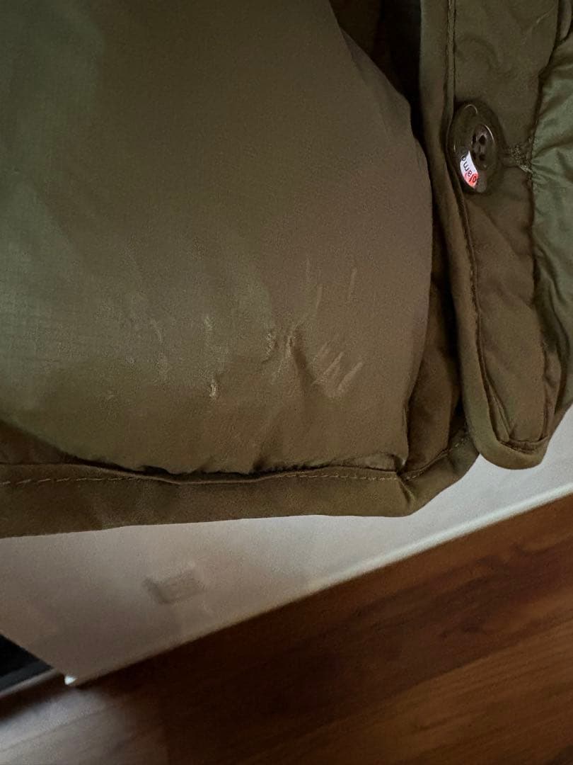 ソラモナポッシェ ライナーキルトジャケット ダウンジャケット ミリタリーグリーン