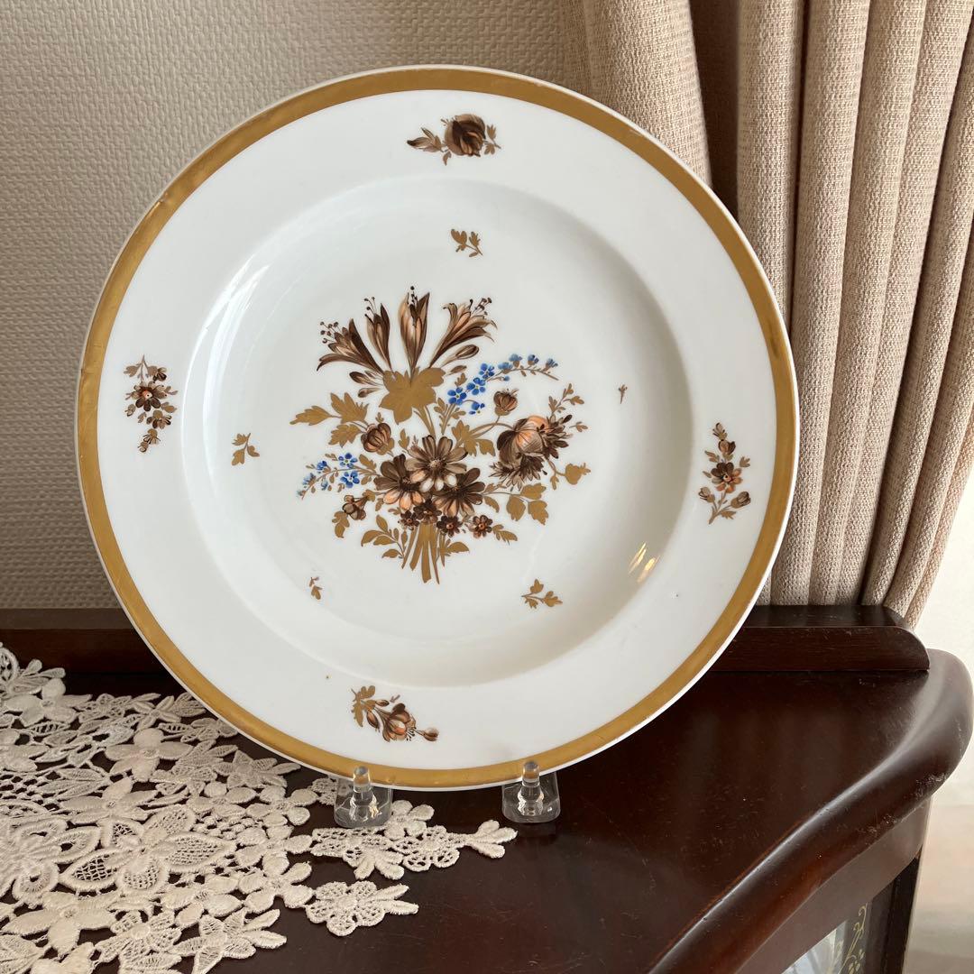 アンティークマイセン  セピアカマイユのブーケ