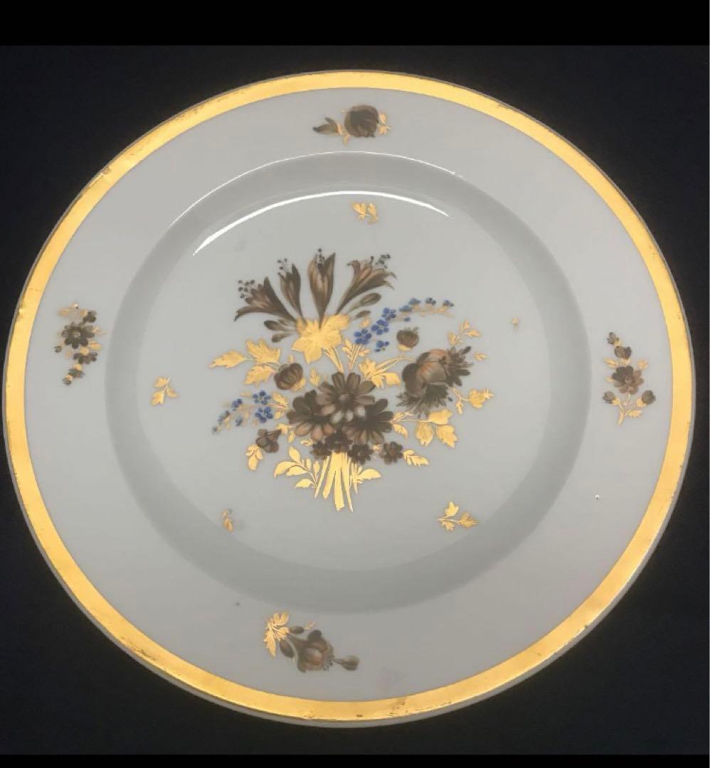 アンティークマイセン  セピアカマイユのブーケ