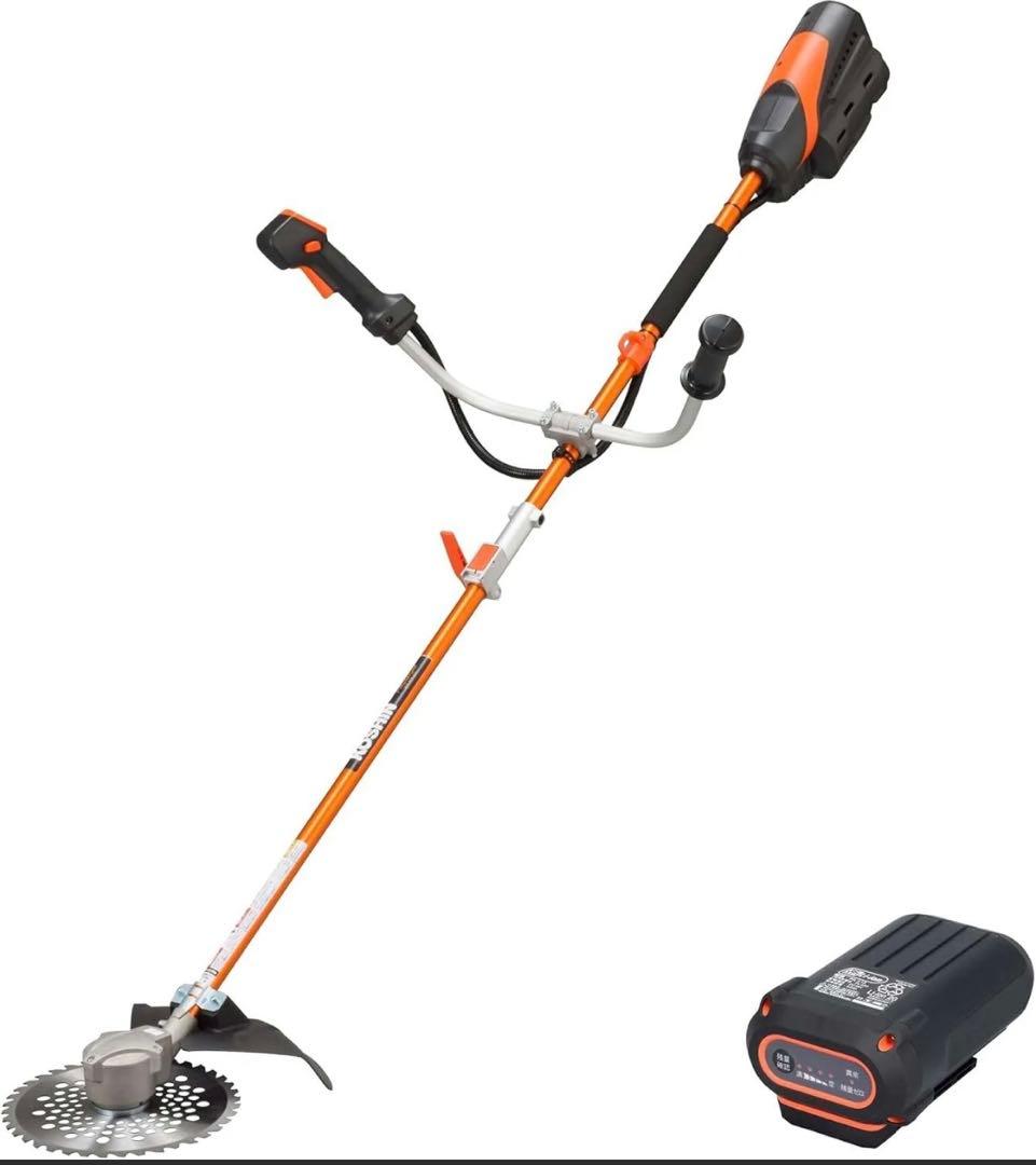 KOSHIN PBC-3650 バッテリー式芝刈り機　予備バッテリー付