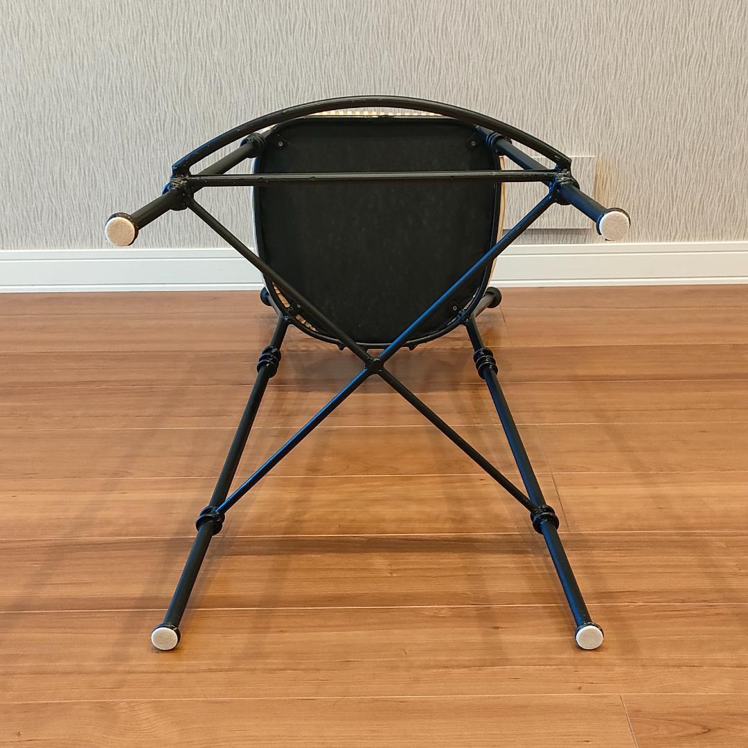 〈美品〉アンティーク調　アイアンフレーム　カウンターチェア