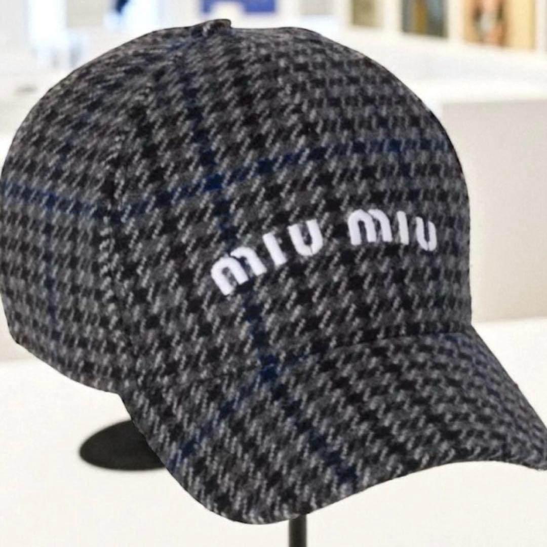 chocolate 様 ★新品★Miumiuキャップミュウミュウ