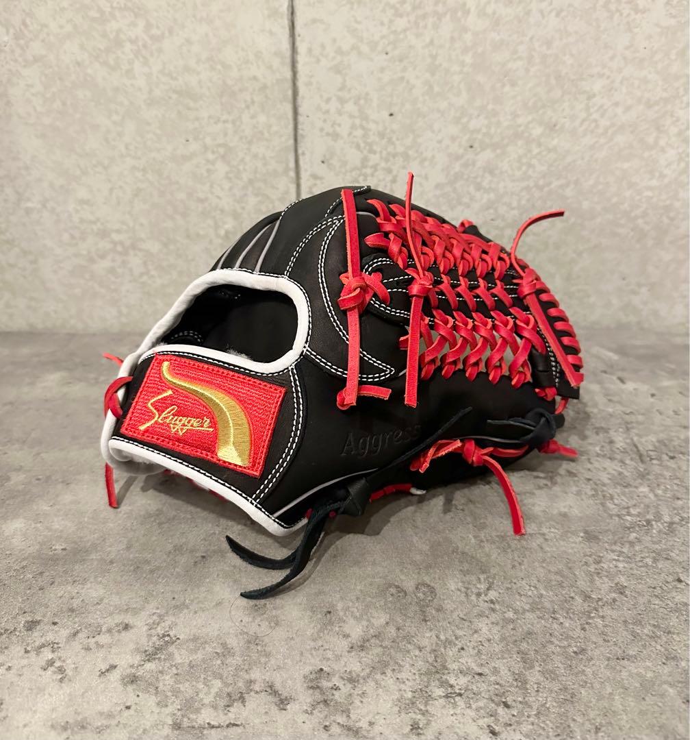 屋外 未使用品 久保田スラッガー オーダー 内野手用 湯もみ型付け済み