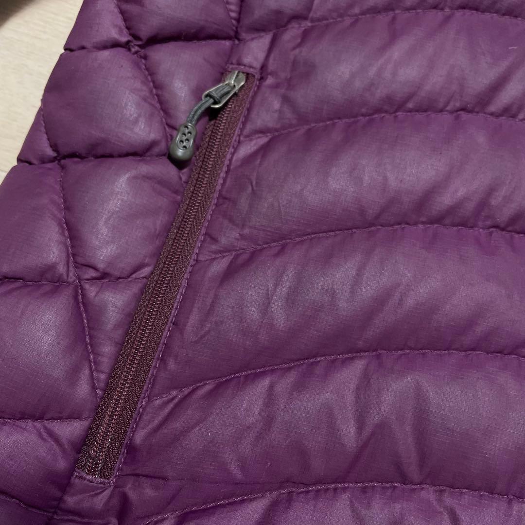 2011年製 patagonia ダウンセーターフーディ 84710 パープル