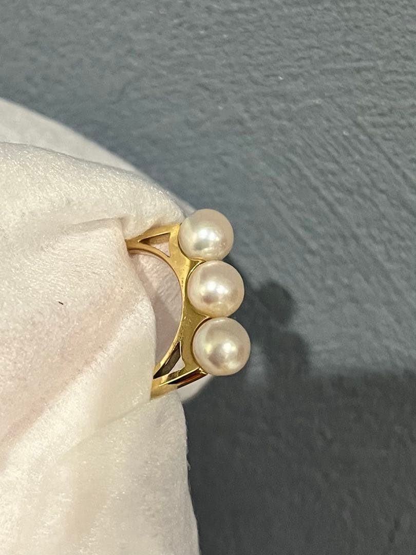 TASAKI バランス プラス リング 13号 K18 箱・保証書付 真珠6mm