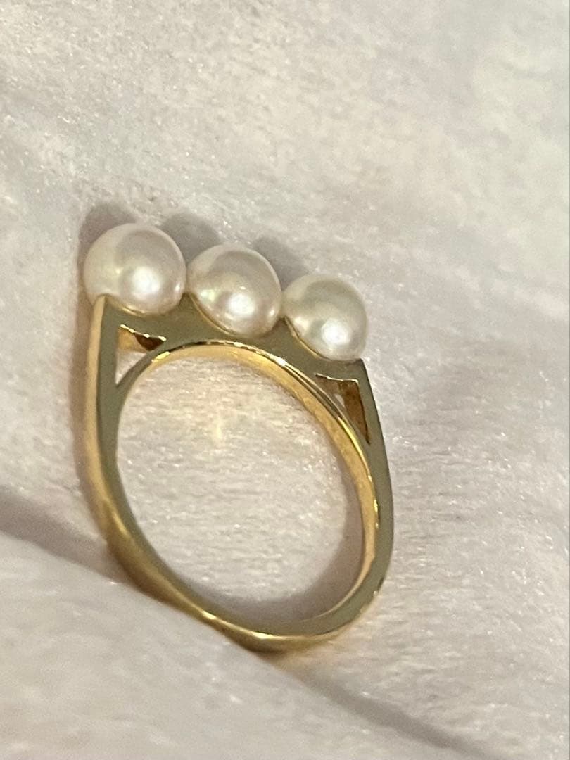 TASAKI バランス プラス リング 13号 K18 箱・保証書付 真珠6mm