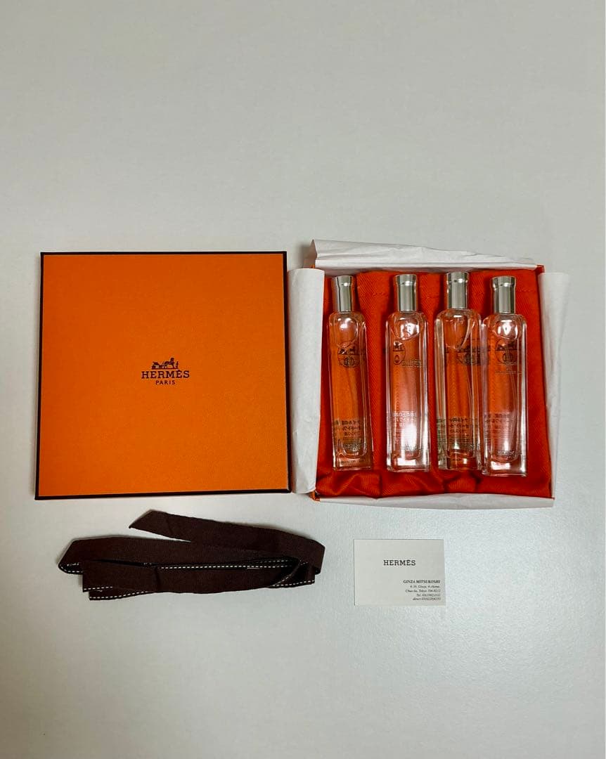 HERMES 香水 4本セット オレンジパッケージ