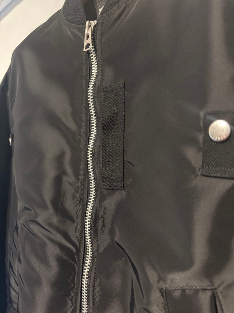 美品 sacai MA-1 ボンバージャケット ブラック 黒 タグ付き メンズ
