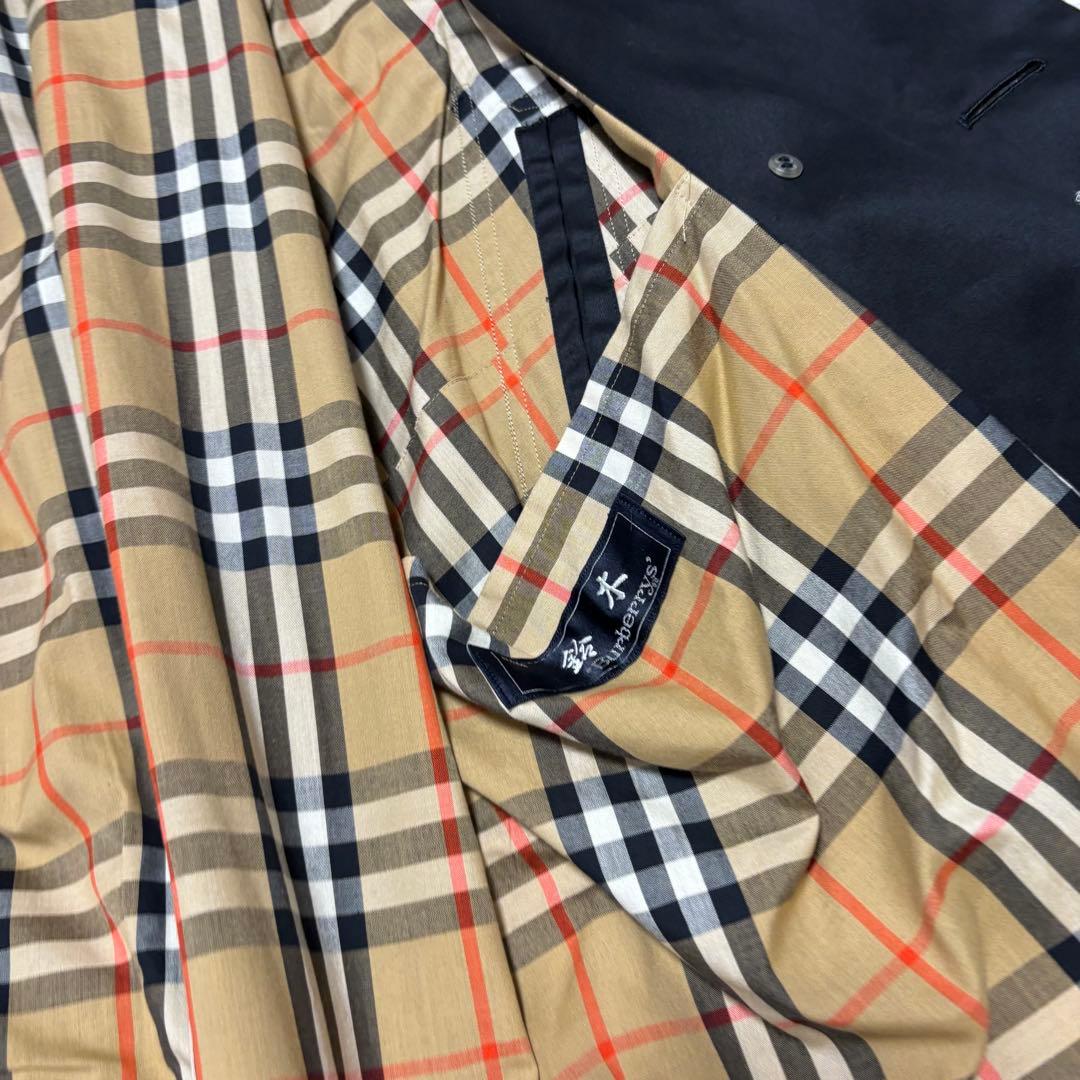 美品 Burberrys ブラック 黒 トレンチコート ロング マキシ丈