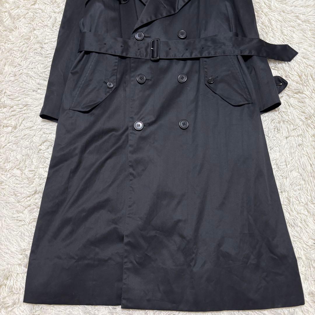 美品 Burberrys ブラック 黒 トレンチコート ロング マキシ丈