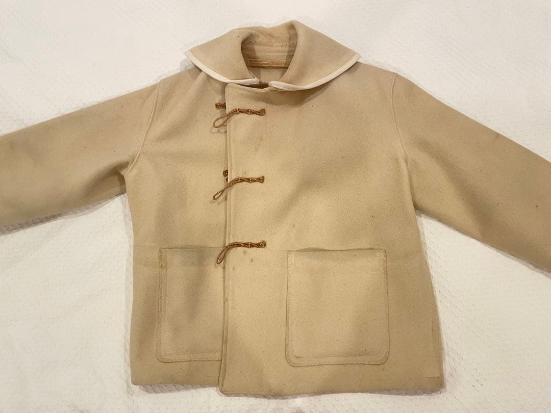 英国軍　40年代　ロイヤルネイビーショールカラーダッフル