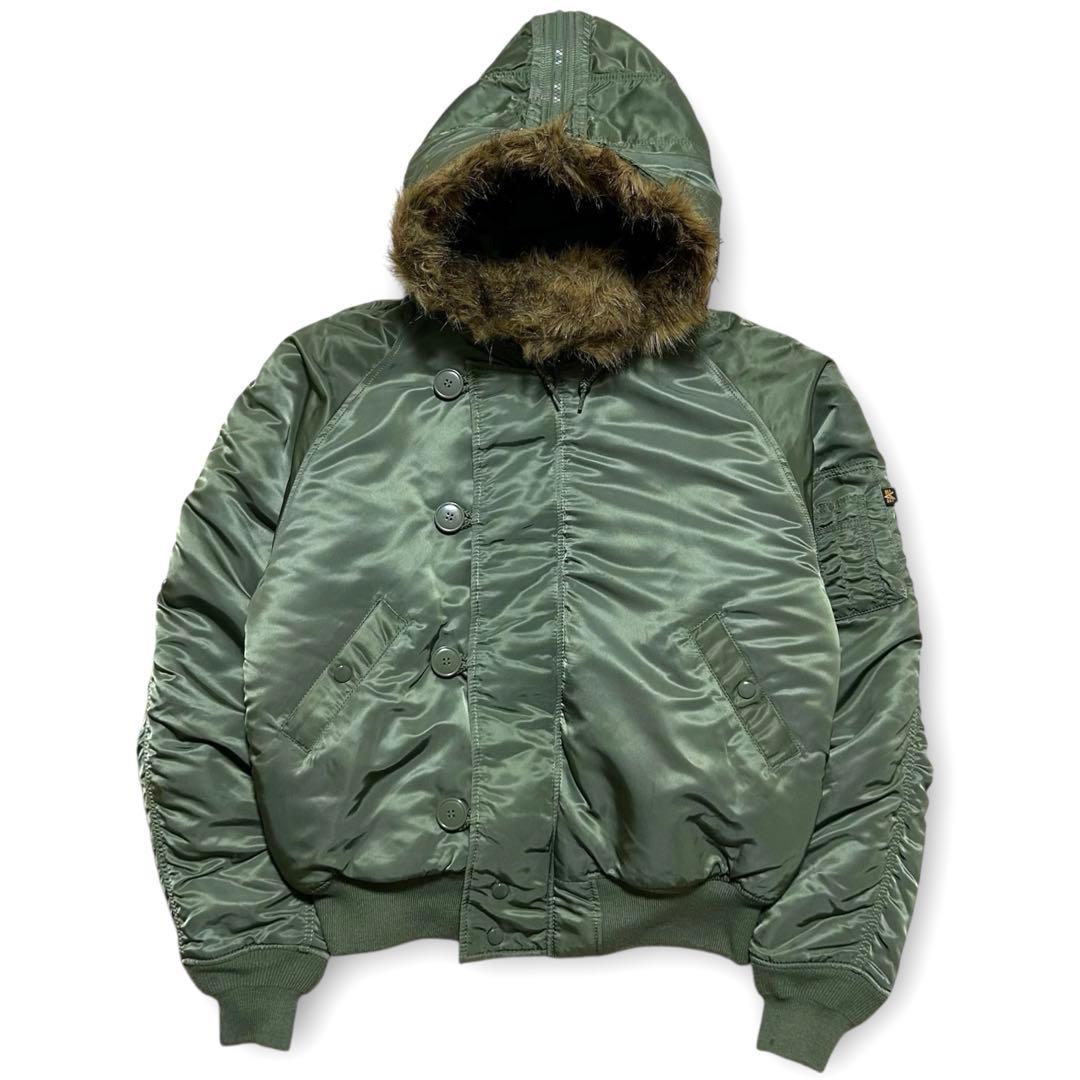 専用！ALPHA INDUSTRIES N2B 短丈 フライトジャケット カーキ