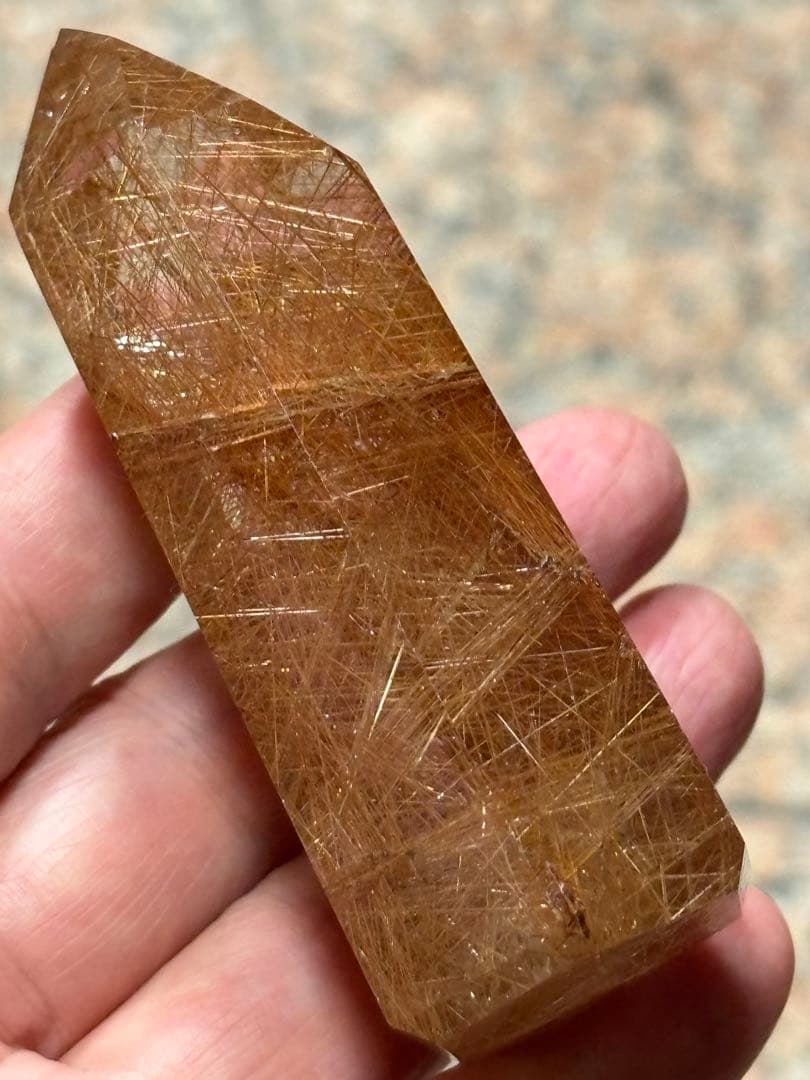 レア　ルチルインレムリアンクォーツ　レムリアン　137g 天然石