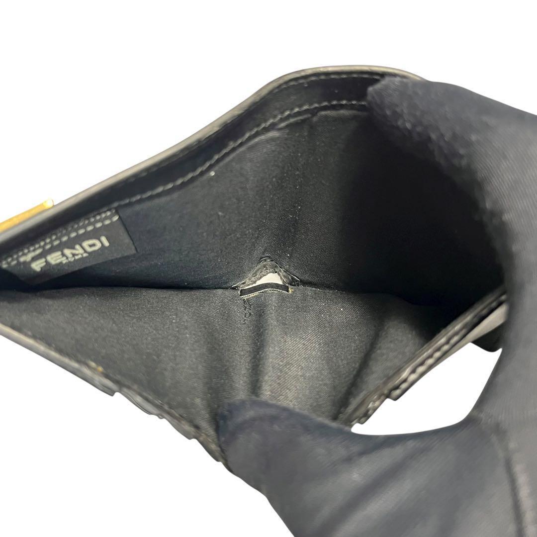 希少✨フェンディ 二つ折り財布 札入れ バグズアイ モンスター 小銭入れ無し