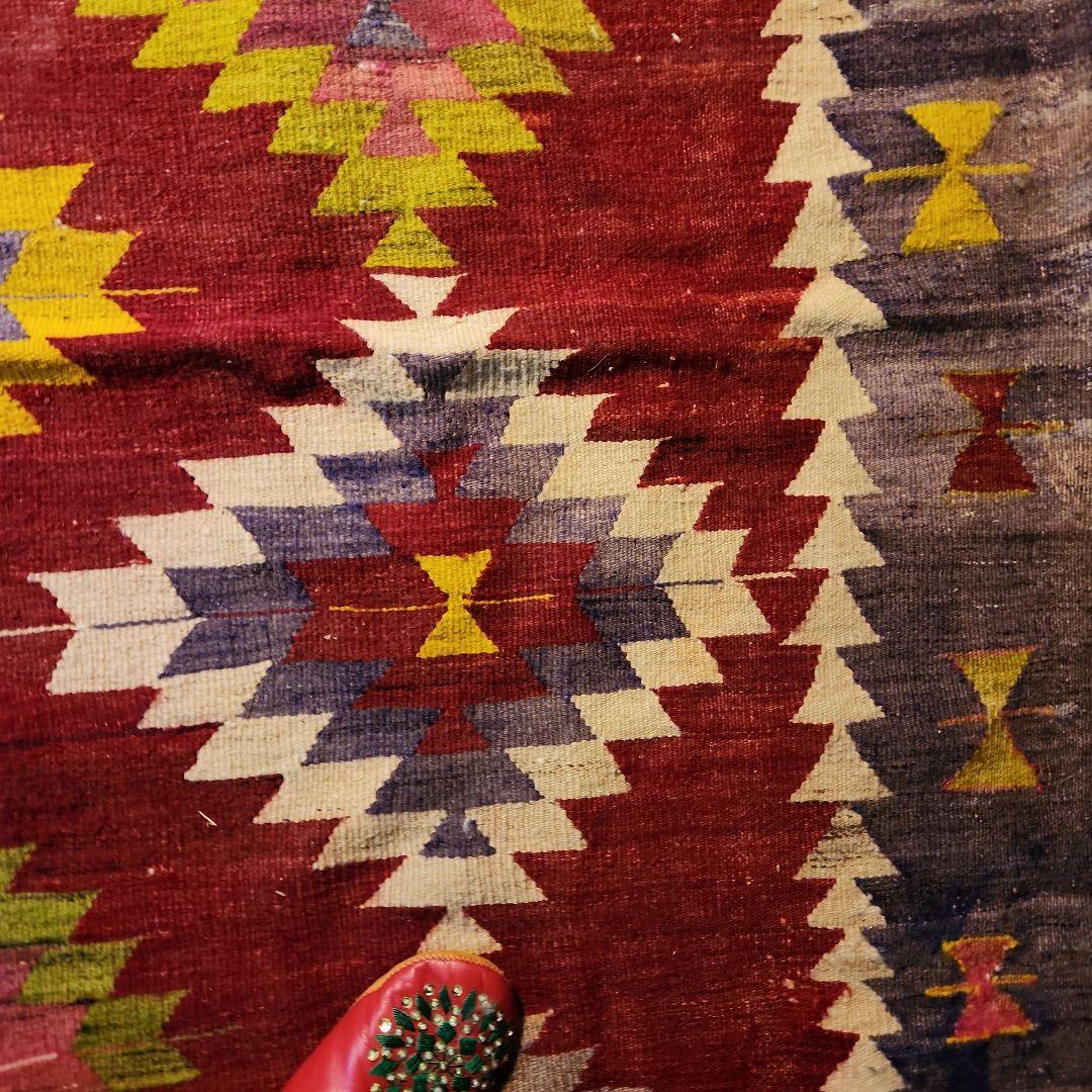 SALE♥️1950年代 トルコ手織り オールドキリム