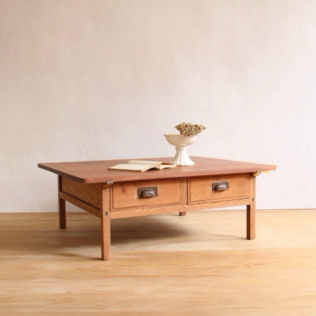 剥離家具　センターテーブル　文机　古道具　古家具　アンティーク　ビンテージ