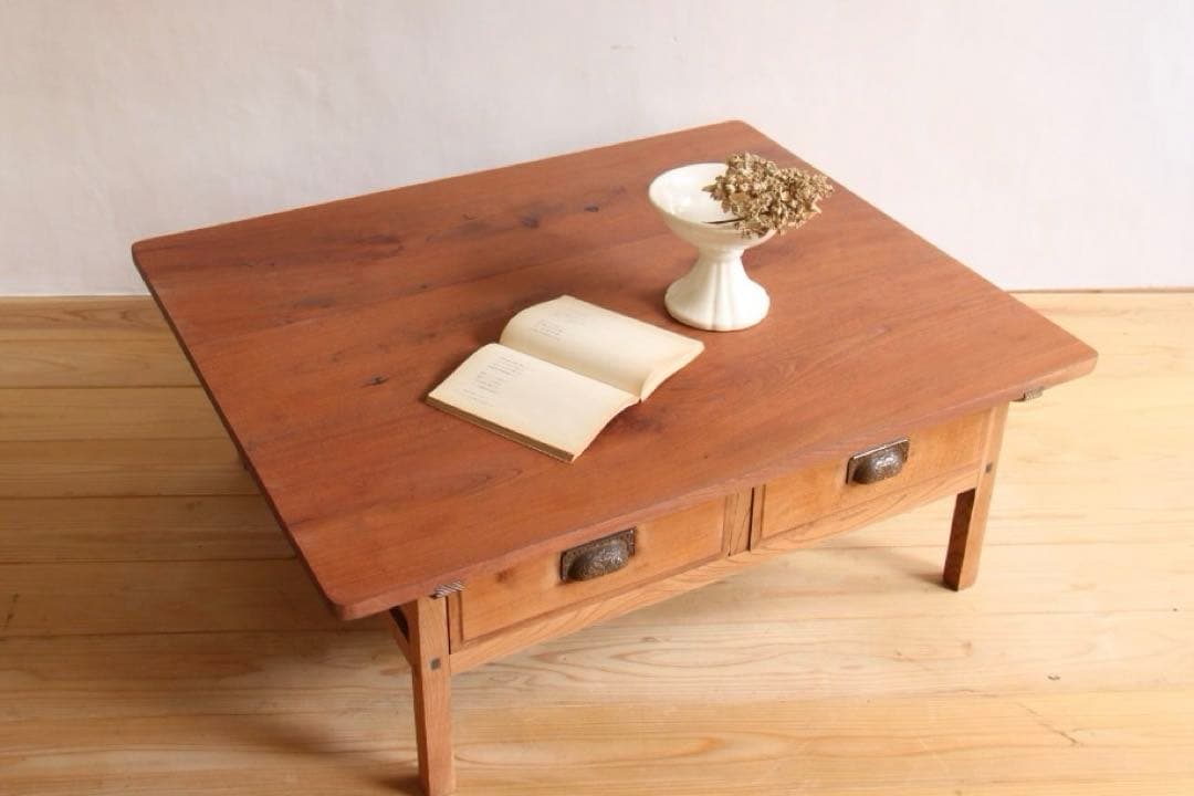 剥離家具　センターテーブル　文机　古道具　古家具　アンティーク　ビンテージ