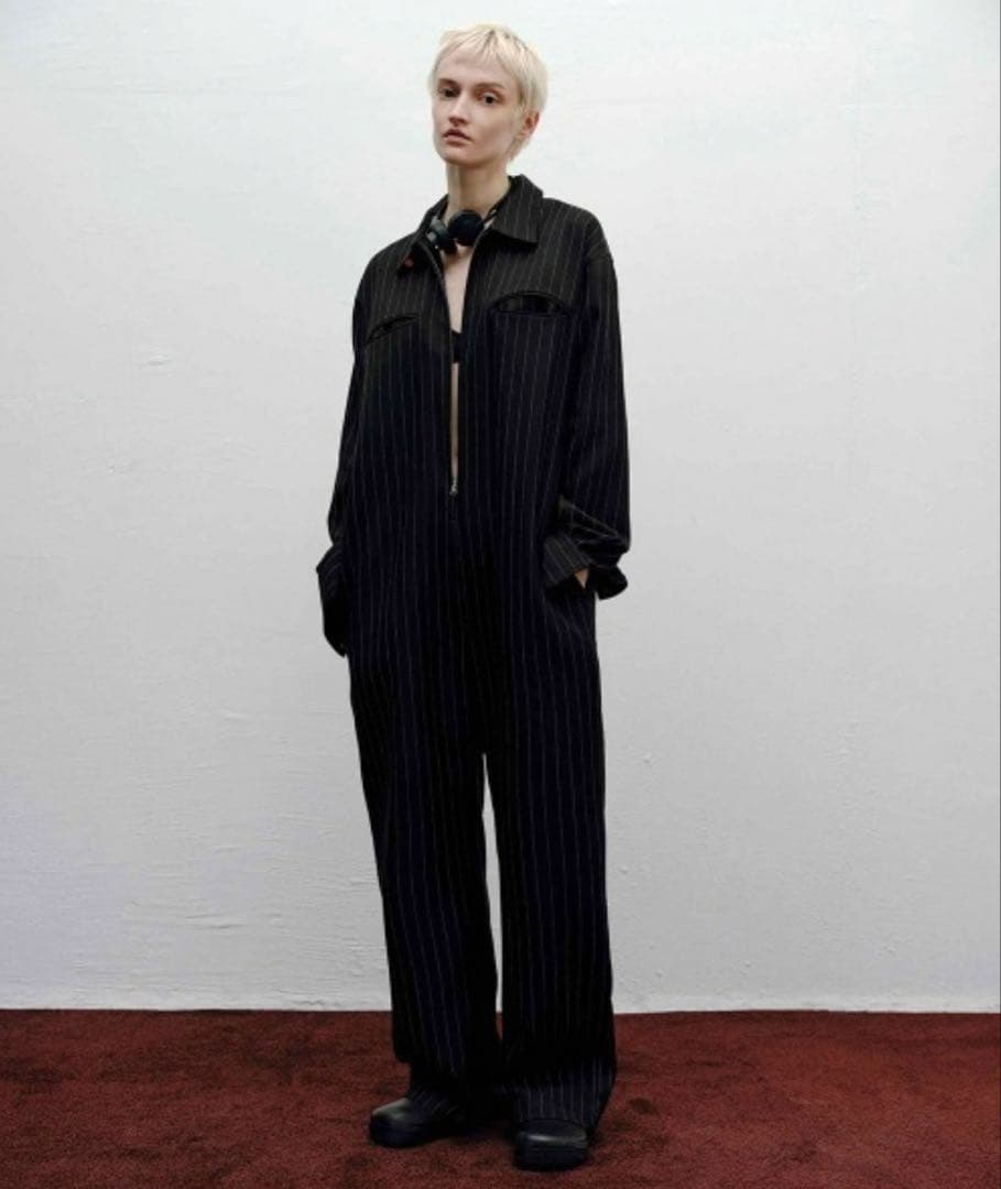 TODAYFUL Stripe Zip ストライプジップコンビネゾン つなぎ