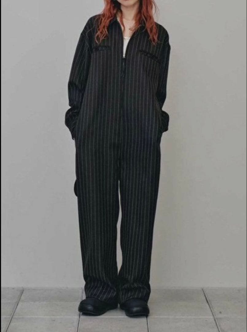 TODAYFUL Stripe Zip ストライプジップコンビネゾン つなぎ