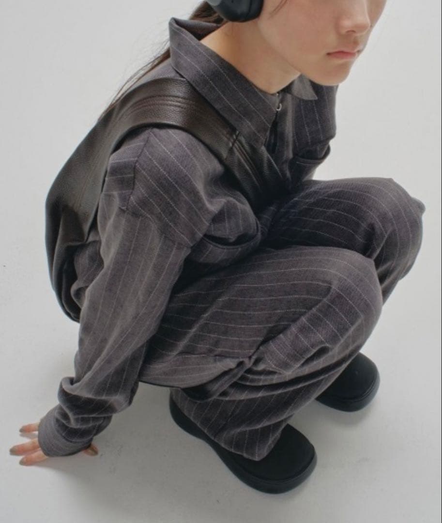 TODAYFUL Stripe Zip ストライプジップコンビネゾン つなぎ