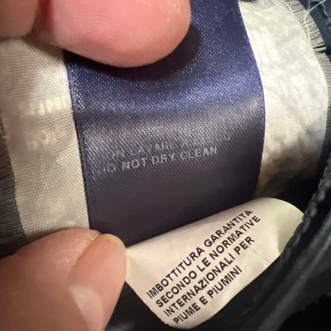 HERNO ダウン レディース M 美シルエット 濃紺 正規品 上品 軽量ラスト