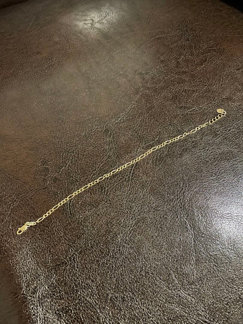 【セール中！】アヴァランチ　10k ブレスレット　フィガロチェーン