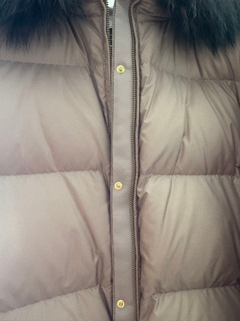 ナノユニバース　西川ダウンファー付きダウンジャケット