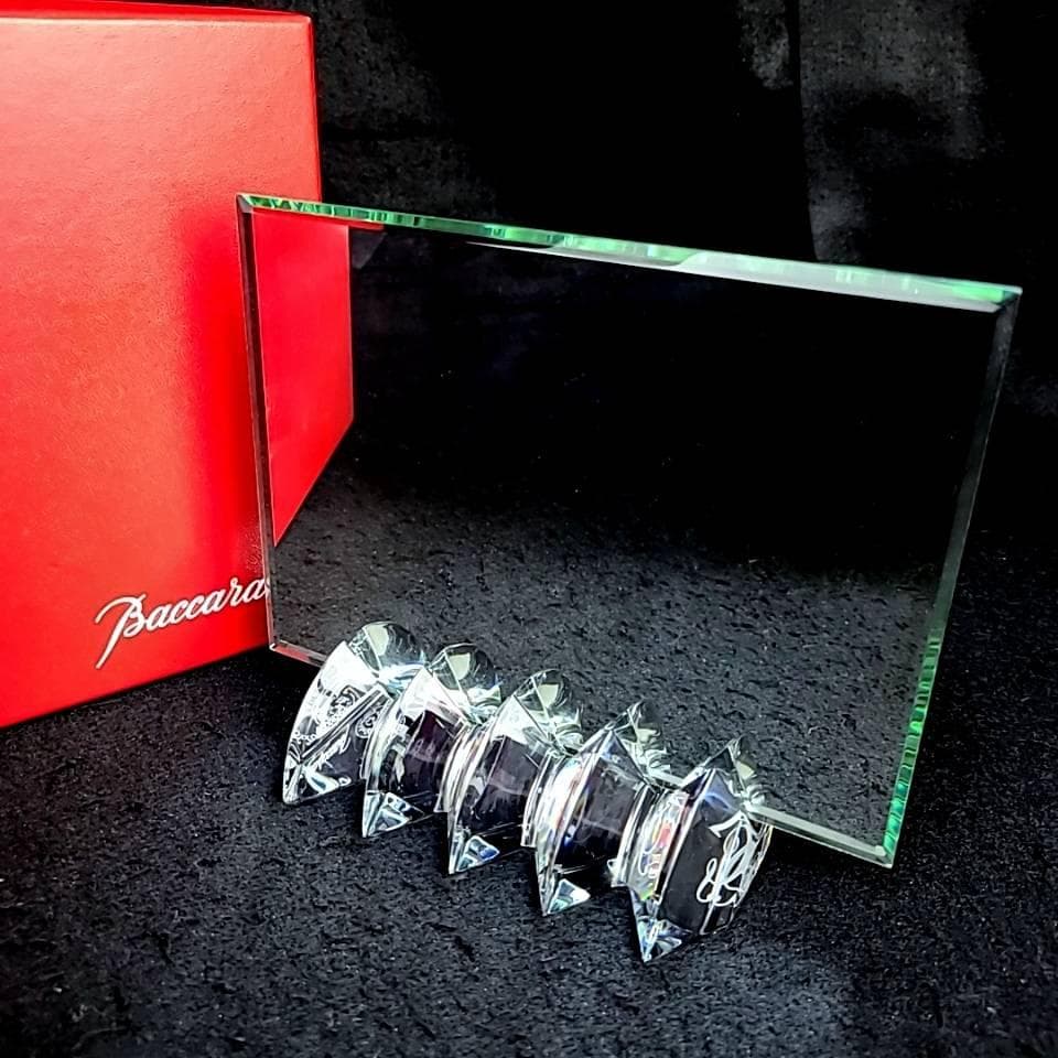 ▽未使用級▽バカラ ベガ フォトフレーム　写真立て 置物 箱つき