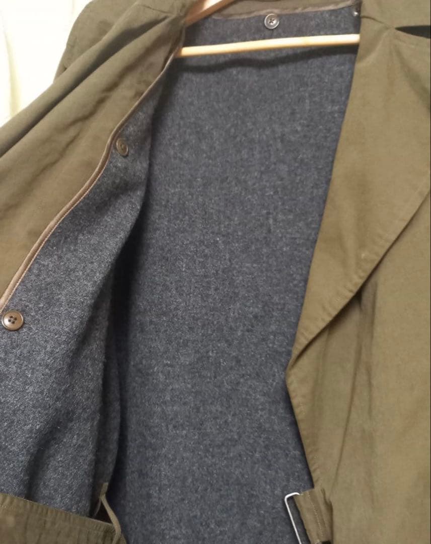 comoliコモリ名作19AWコットンナイロンタイロッケンコート