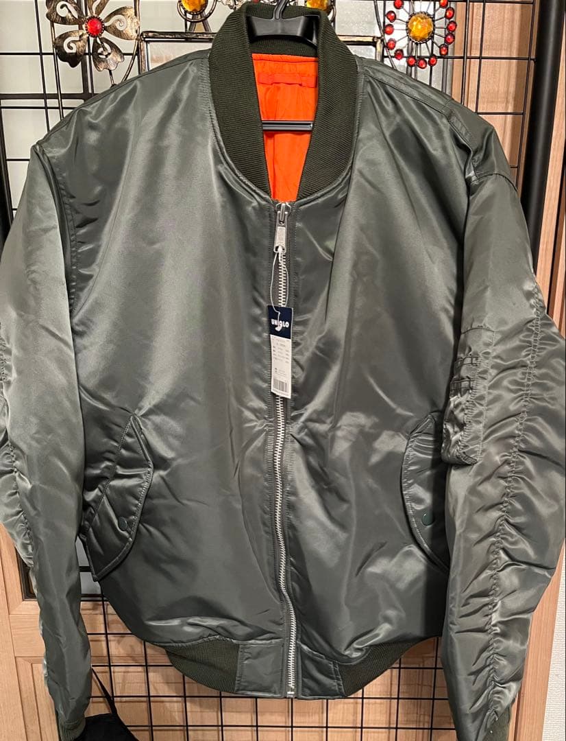 90s OLD UNIQLO MA-1 フライトジャケット ユニクロ 未使用