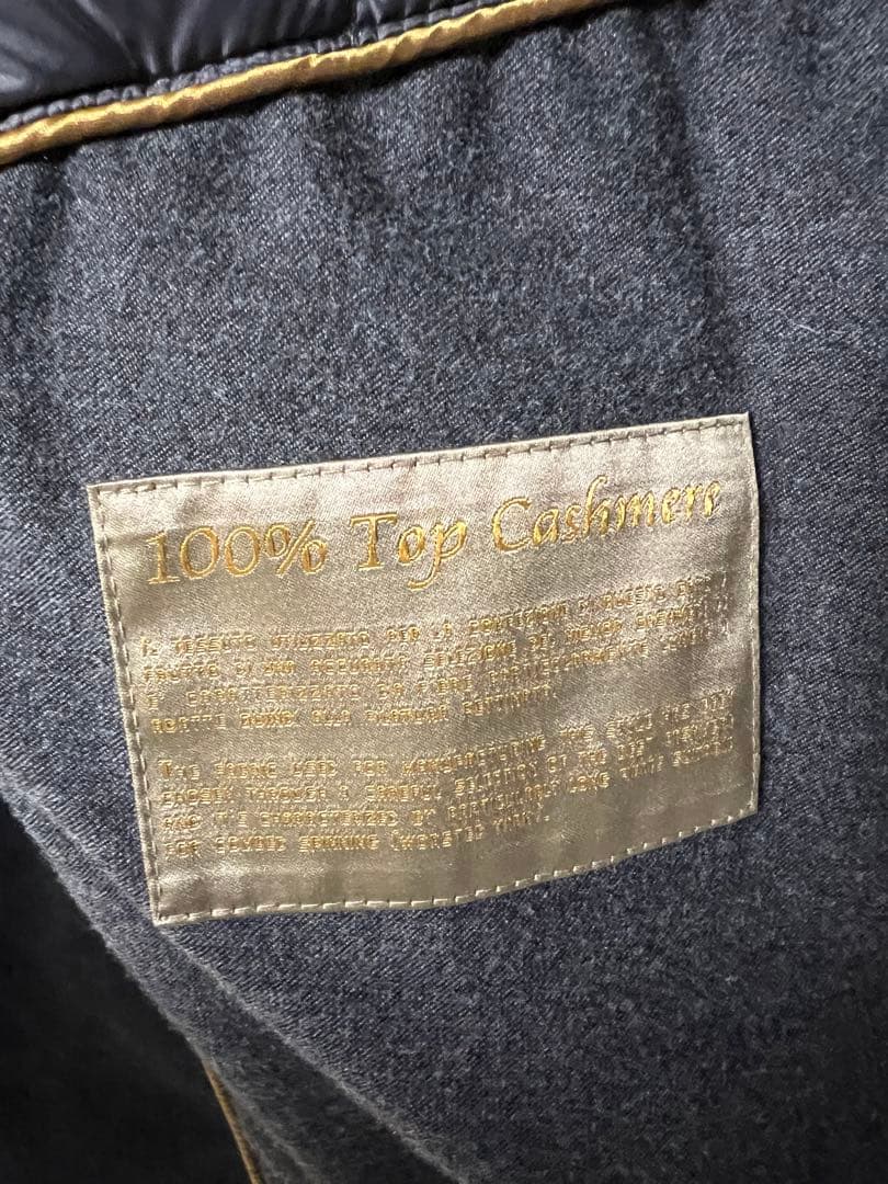 MOORERチェスターコート カシミア100%Harris-Tl 52グレー