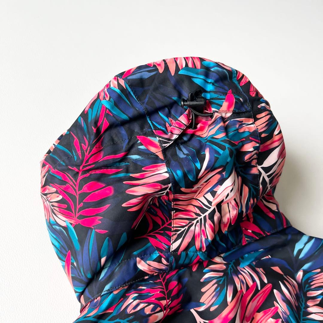 3250【美品】ROXY ジャケット 袖切替デザイン トロピカル　レディース