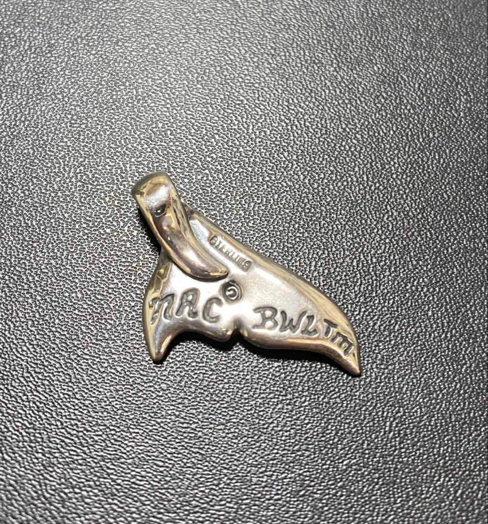 ゲリラセール中　ほぼ未使用品！　ビルウォールレザー　ホエールテール　ペンダント