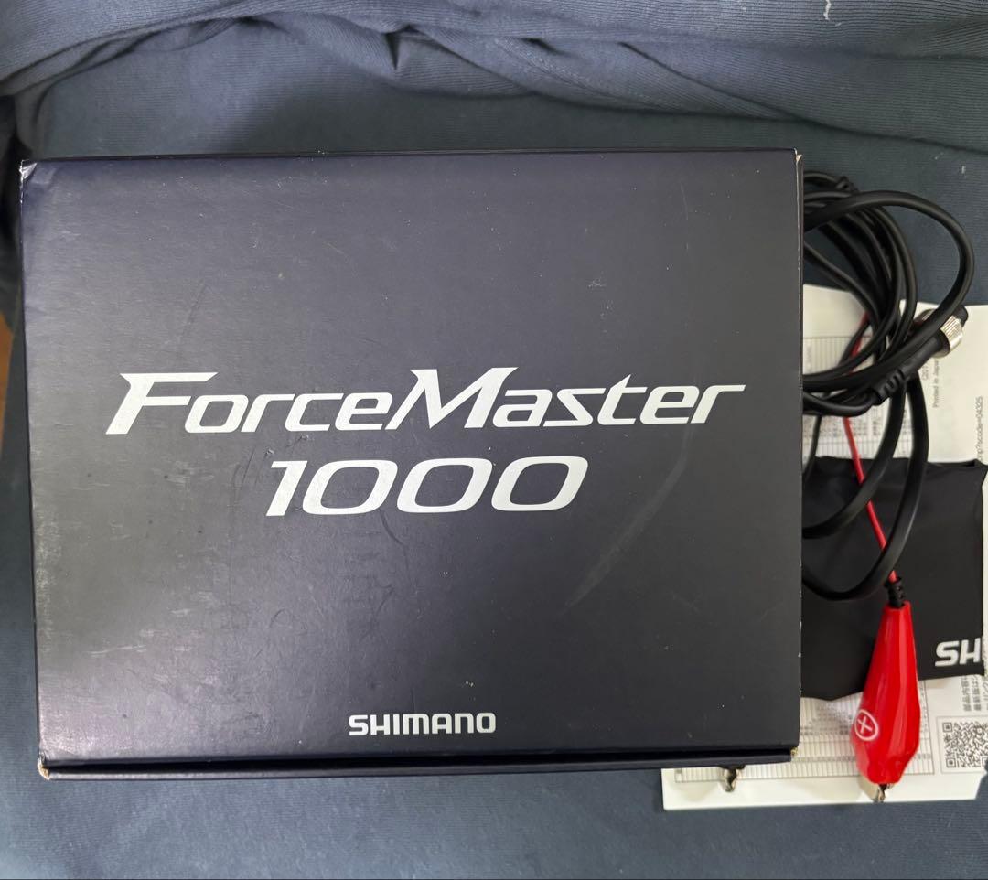 シマノ 21フォースマスター1000 巻上距離3.8km 使用時間10時間