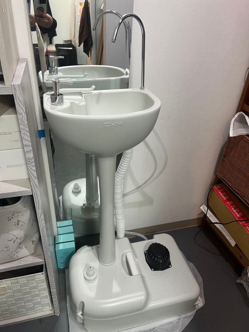 未使用　ポータブル洗面台　簡易　手洗器
