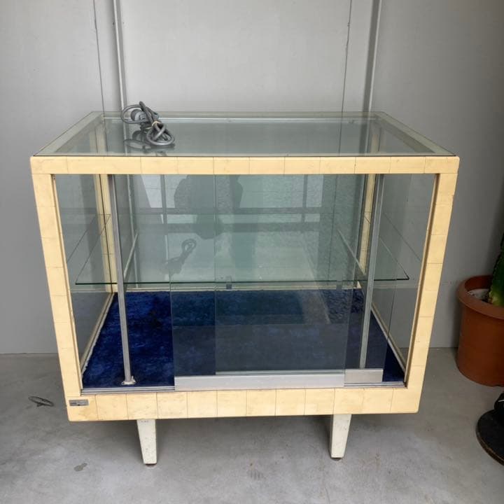 化粧品屋さんお風呂屋さん積水ファッションケース、アンティークショーケース