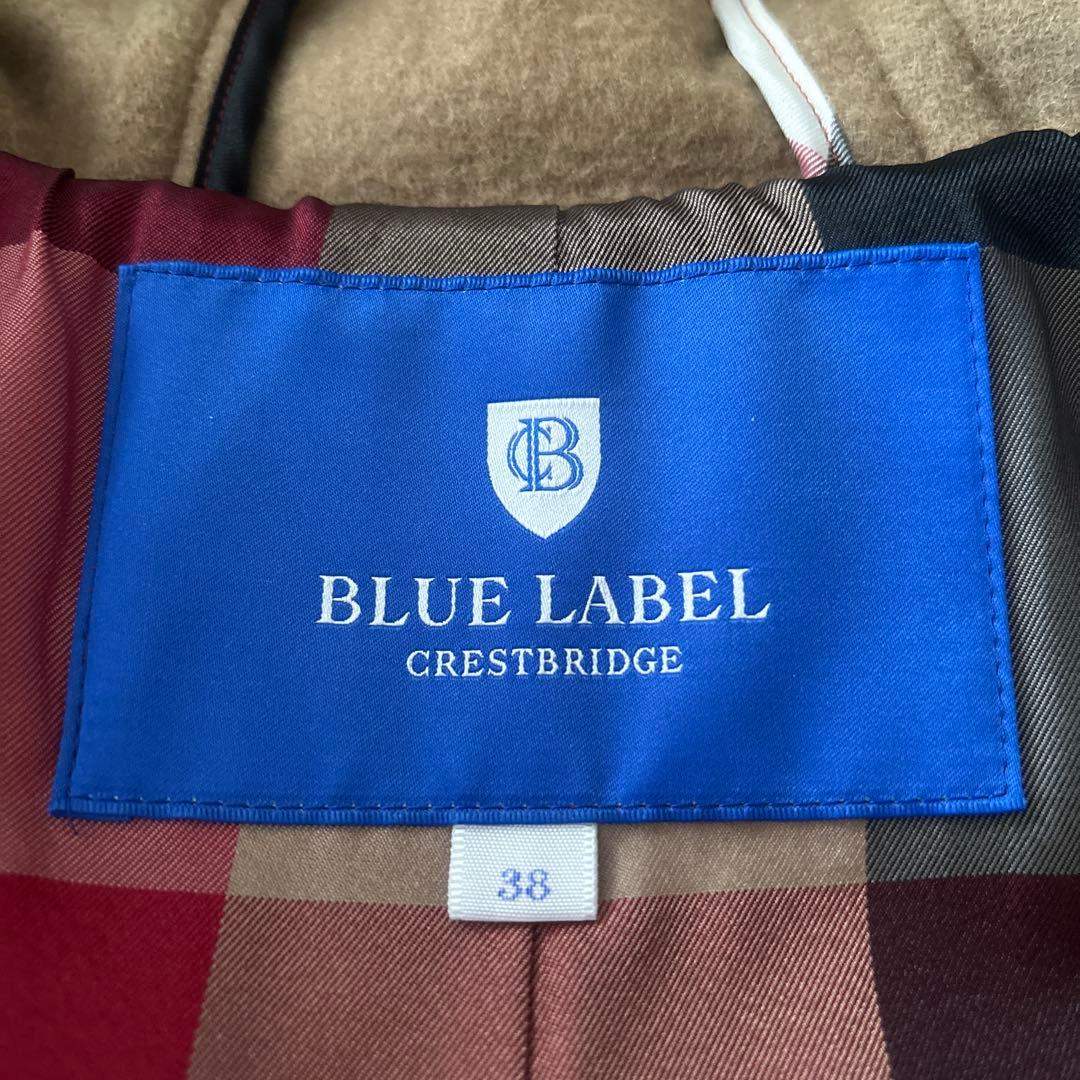 花♡ブルーレーベルクレストブリッジ ベージュウール ダッフルコート