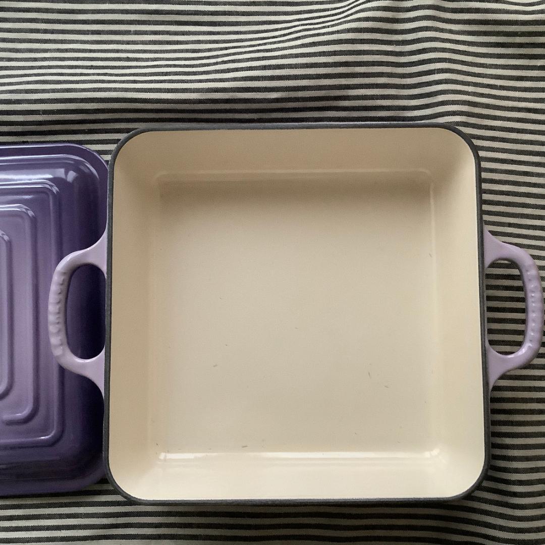 【ルクルーゼジャポン正規品】ココットキャレ/ スクエアココット24センチ