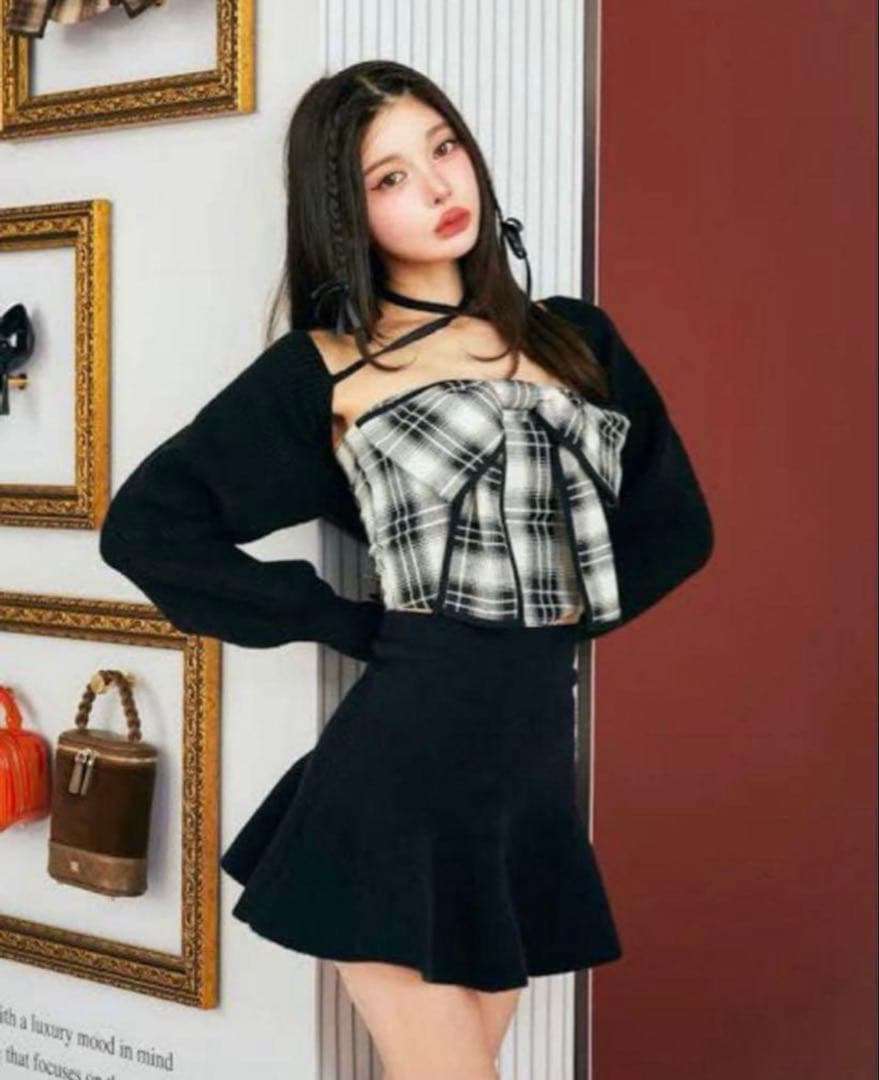 ダーリッチ リボン トップス