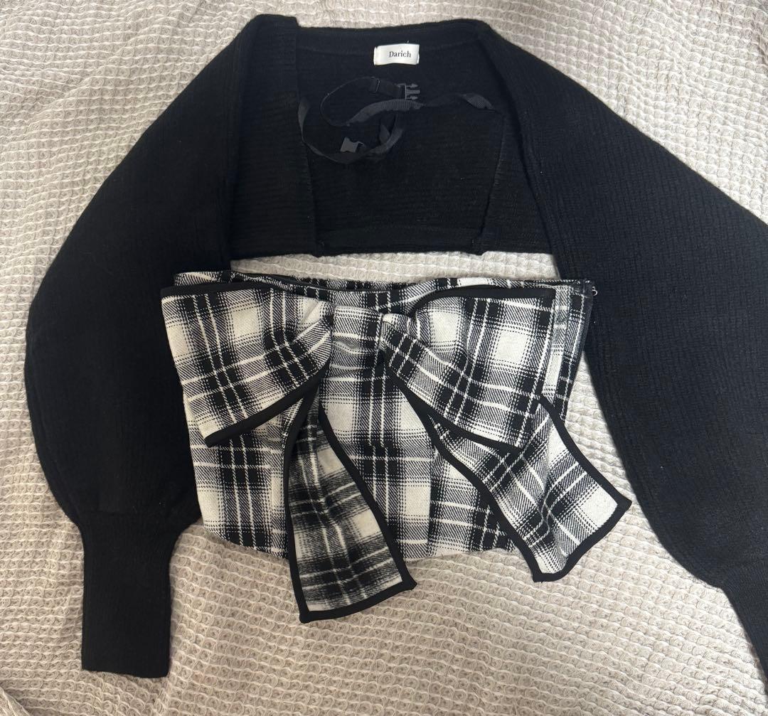 ダーリッチ リボン トップス