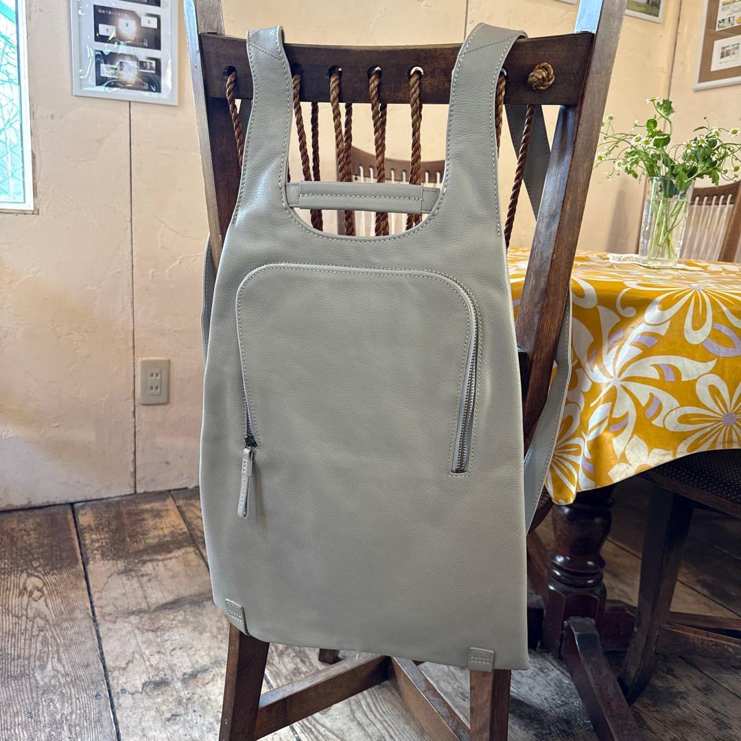 MOTHERHOUSE ミニマトウ 白 バックパック　Lサイズ