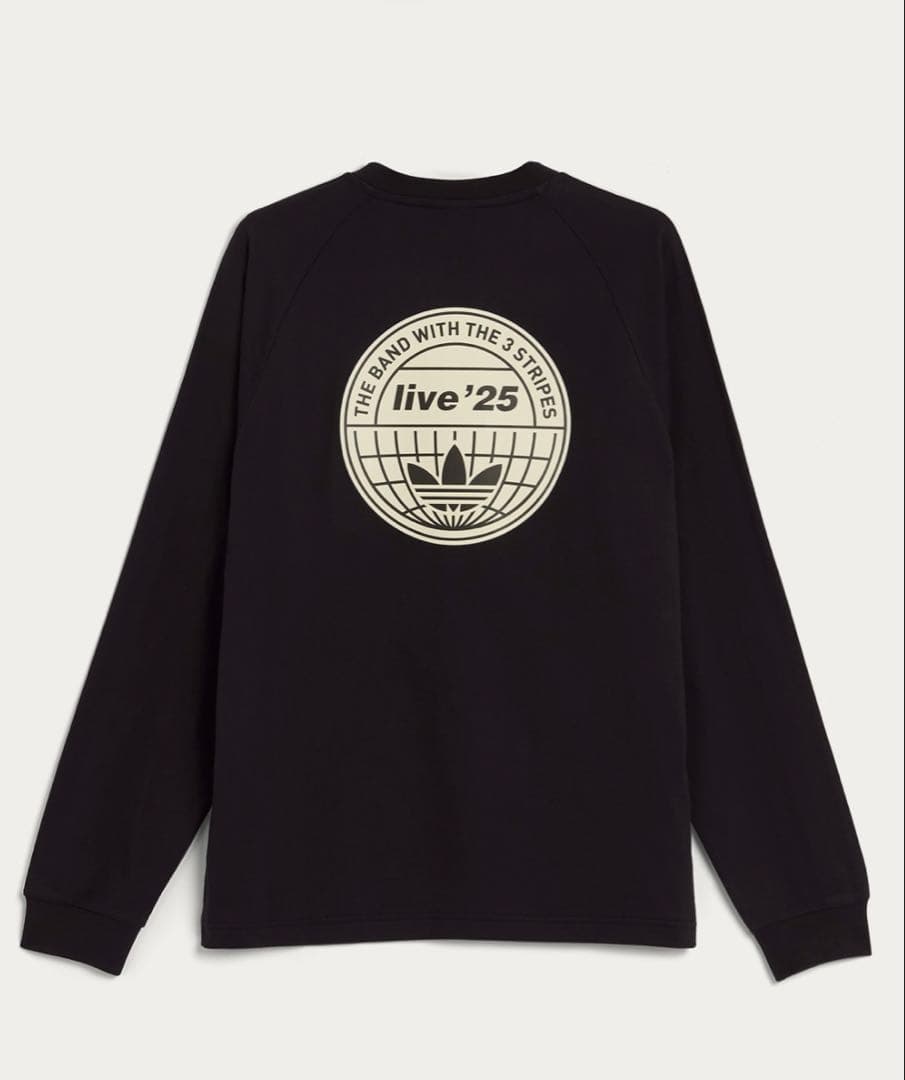 adidas oasis Live '25 LONGSLEEVE TEE黒2XL