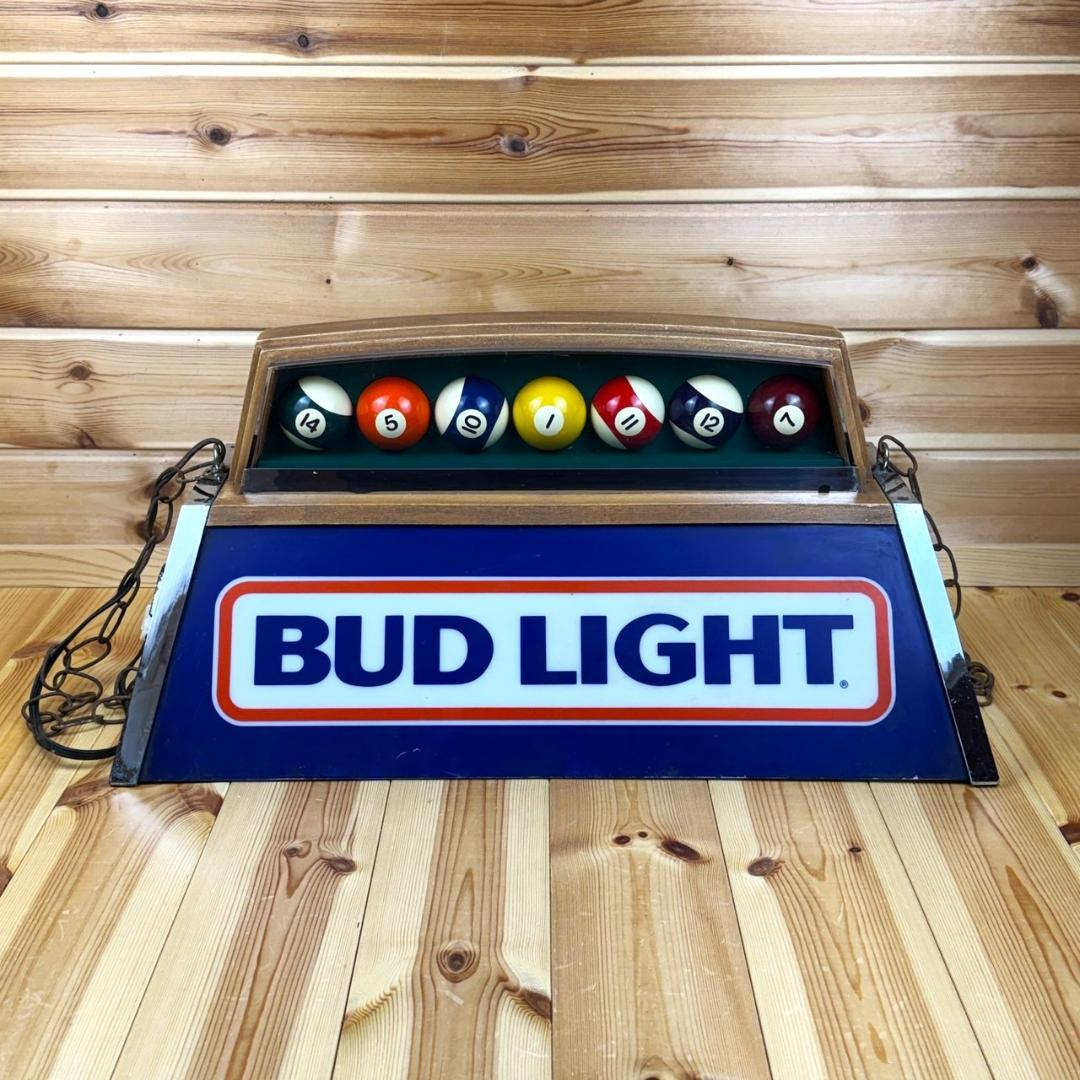 BUD LIGHT プールランプ バドライト ビリヤード ライト ビンテージ