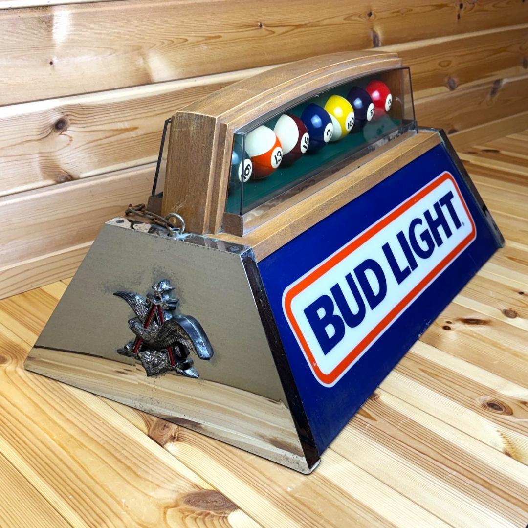 BUD LIGHT プールランプ バドライト ビリヤード ライト ビンテージ